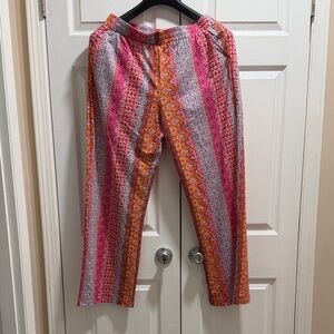 Belle by Kim Gravel Multicolor Wide Leg Pants